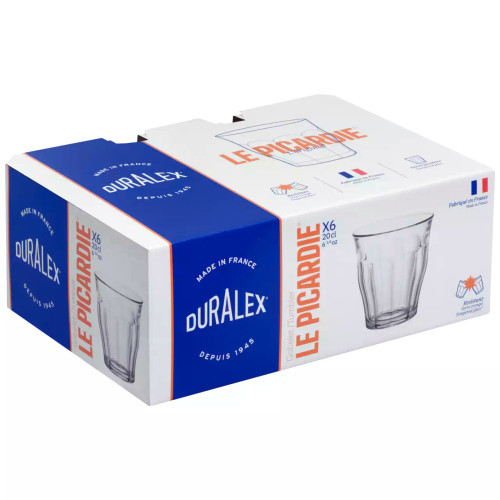 Duralex  Picardie Wasserglas 20 cl Transparent 6 Stück