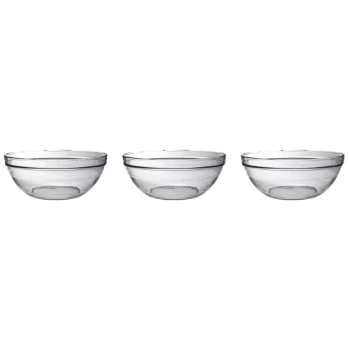 Duralex Bowl Lys 31 cm 5.8 l Transparent Hard Glass 3 pieces