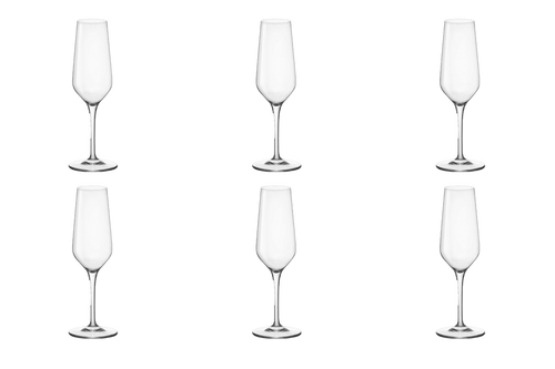 Rocco Bormioli  Electra Champagnerflöte 23 cl - Transparent 6 Stück Rocco Bormioli  Electra Champagnerflöte 23 cl - Transparent 6 Stück