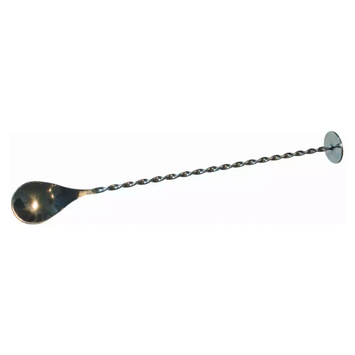 Barprofessional Barlepel met stamper 31 cm Roestvrijstaal