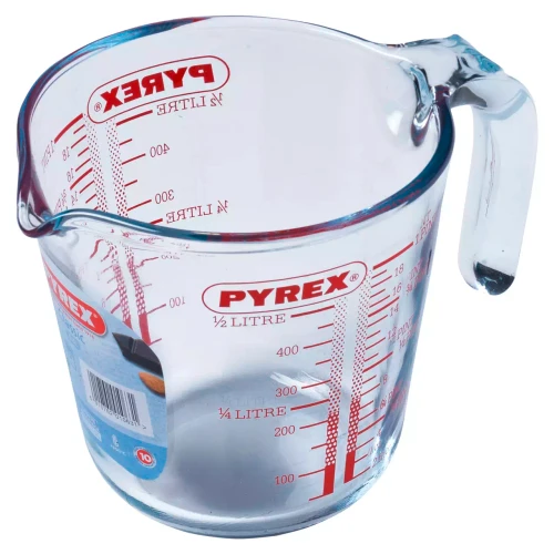 Pyrex Maatbeker m/greep 50 cl Borosilicaat 1 stuk