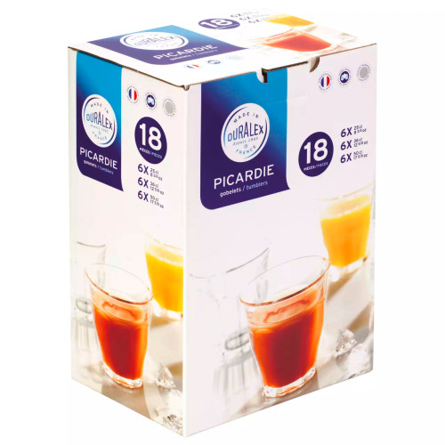Duralex Glazing set Picardie 18-piece