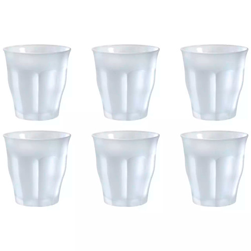 Duralex  Picardie Wasserglas 25 cl Weiß 6 Stück