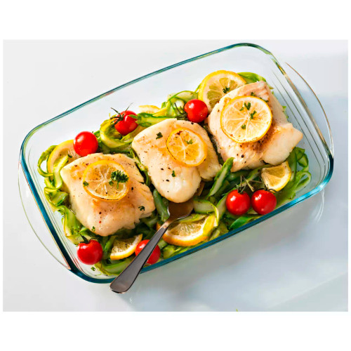 O.cuisine Auflaufform 32 x 20 x 5 cm 2 l - Transparent 1 Stück