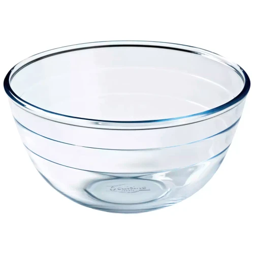 O.cuisine Bowl 21 cm 2 l Transparent Borosilicate 1 piece
