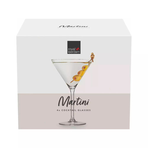 Royal Leerdam Cocktail glass Cocktail 26 cl - Transparent 4 pieces