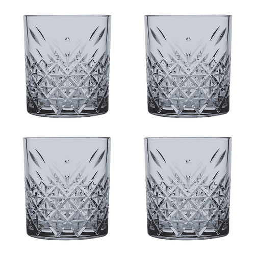Pasabahce  Timeless Wasserglas 35,5 cl Grau 4 Stück