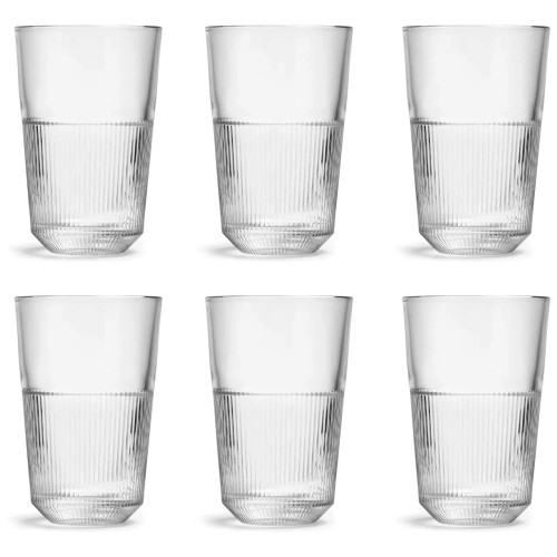 Royal Leerdam  Rayo Longdrink 36 cl - Transparent 6 Stück