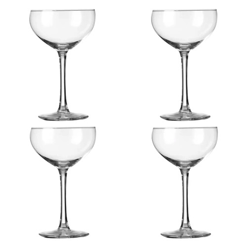 Royal Leerdam Champagne Coupe Cocktail 24 cl - Transparent 4 Stück