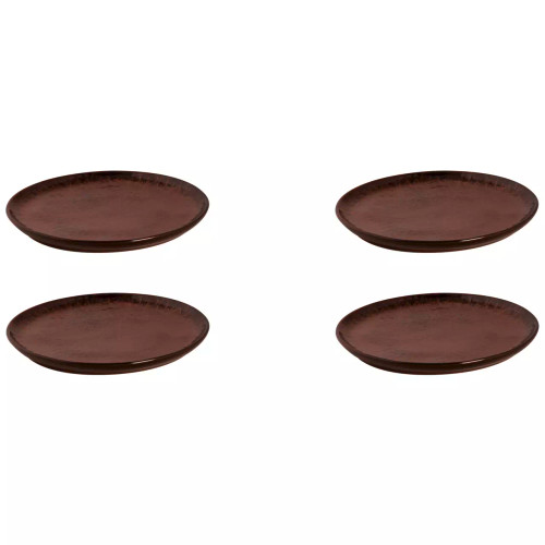Palmer Plate Bama Copper 21 cm Copper Stoneware 4 pieces