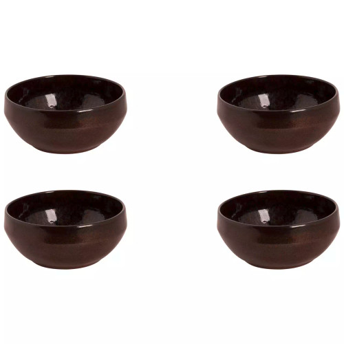 Palmer Bowl Bama Copper 15 cm 45 cl Copper Stoneware 4 pieces