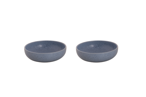 Palmer Bowl Sandy Loam 16 cm 50 cl Blue Stoneware 2 pcs. Palmer Bowl Sandy Loam 16 cm 50 cl Blue Stoneware 2 pcs.