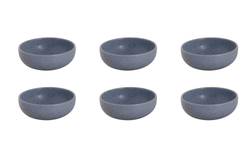 Palmer  Sandy Loam Schüssel 12 cm Blau Steingut 6 Stück Palmer  Sandy Loam Schüssel 12 cm Blau Steingut 6 Stück