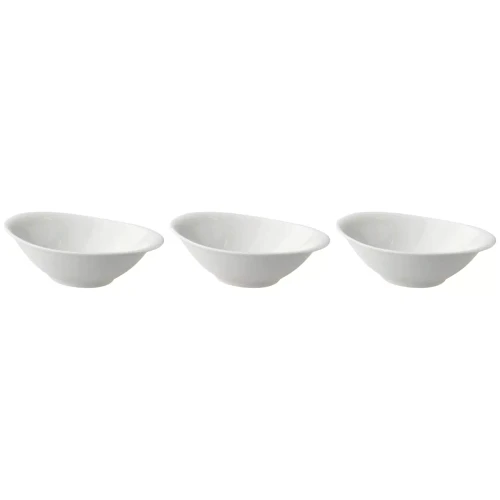 Palmer Bowl White Delight 16 x 10.5 cm 20 cl White Porcelain 3 pieces