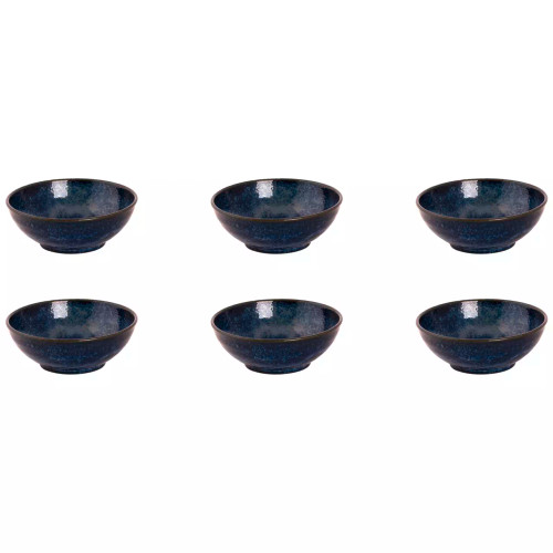Palmer Bowl Kiryu 12.5 cm 25 cl Blue Porcelain 6 pieces