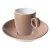 Maastricht Porselein Espressokop en schotel Bart Colour Cafe 6.5 cl Bruin 2 stuks