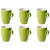 Maastricht Porselein Cup Bart Colour Cafe 23 cl Green 6 pieces