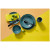 Mammoet Schaal Spirit 15 cm Groen Stoneware 2 stuks