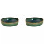 Palmer Bowl Miami 16 cm 51 cl Green Stoneware 2 pcs.