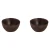 Palmer  Tama Schüssel 15 cm 80 cl Blau Schwarz Steingut 2 Stück