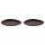 Maastricht Porselein Bord Tahiti 30 cm Zwart Porselein 2 stuks
