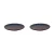 Palmer Bord Lester 21 cm Zwart Blauw Stoneware 2 stuks
