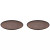 Palmer Bord Houston 28 cm Zwart Grijs Stoneware 2 stuks