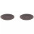 Palmer Bord Houston 22 cm Grijs Zwart Stoneware 2 stuks