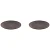 Palmer Plate Houston 22 cm Gray Black Stoneware 2 pcs.