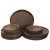 Palmer Bordenset David Mucky Stoneware 18-delig Bruin Groen 