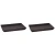 Maastricht Porselein Bowl Universe 24 x 17 cm Black Porcelain 2 pieces