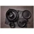 Maastricht Porselein Bowl Universe 24 x 17 cm Black Porcelain 2 pieces