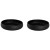Maastricht Porselein Bowl Universe 15.5 cm Black Porcelain 2 pieces
