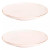Maastricht Porselein Bord Ligne D'or 27 cm Wit Goud Porselein 2 stuks