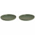Palmer Bord Sandy Loam 22 cm Groen Stoneware 2 stuks