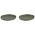 Palmer Bord Sandy Loam 22 cm Groen Stoneware 2 stuks