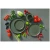 Palmer Bord Sandy Loam 22 cm Groen Stoneware 2 stuks