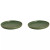 Palmer Bord Sandy Loam 17 cm Groen Stoneware 2 stuks