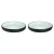 Maastricht Porselein Plate deep Cosmic 20 cm Black White Porcelain 2 pcs.