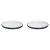 Maastricht Porselein Plate Cosmic 20 cm Black White Porcelain 2 pcs.