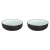 Maastricht Porselein  Cosmic Schüssel 16 cm 55 cl Schwarz Weiß Porzellan 2 Stück