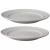 Bord Serenity 28.5 cm Wit Stoneware 2 stuks