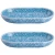 Colori Del Sud Cazorla Bord Ovaal 20 x 11.5 cm Blauw 2 stuks