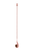 Bar Professional Bar Spoon Pineapple 33 cm Stainless Steel Copper