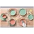 James Cooke Bord Bliss 28 cm Groen Stoneware 2 stuks