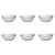 Duralex Bowl Lys 20 cm 1.59 l Transparent Hard Glass 6 pieces