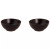 Mammoet Schaal Moon 15 cm 51 cl Grijs Stoneware 2 stuks