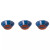 Colori Del Sud Mezquita Circle Bowl 11 cm 20 cl Blue 3 pieces