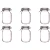 Rocco Bormioli Weck jar Fido 2 l 6 pieces