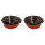 Colori Del Sud Mezquita Circle Bowl 18 cm 80 cl Black 2 pieces